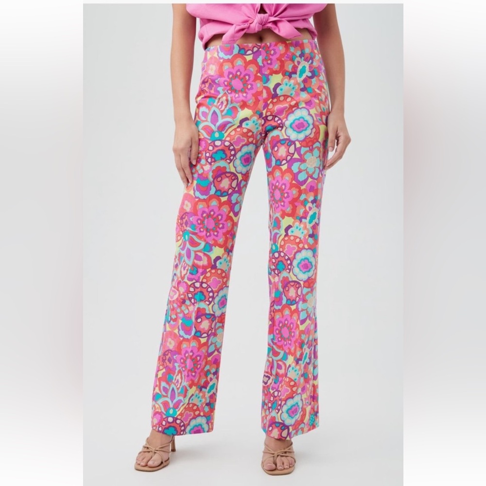 NWT Trina Turk Rudi high waist pants - Picture 2 of 5